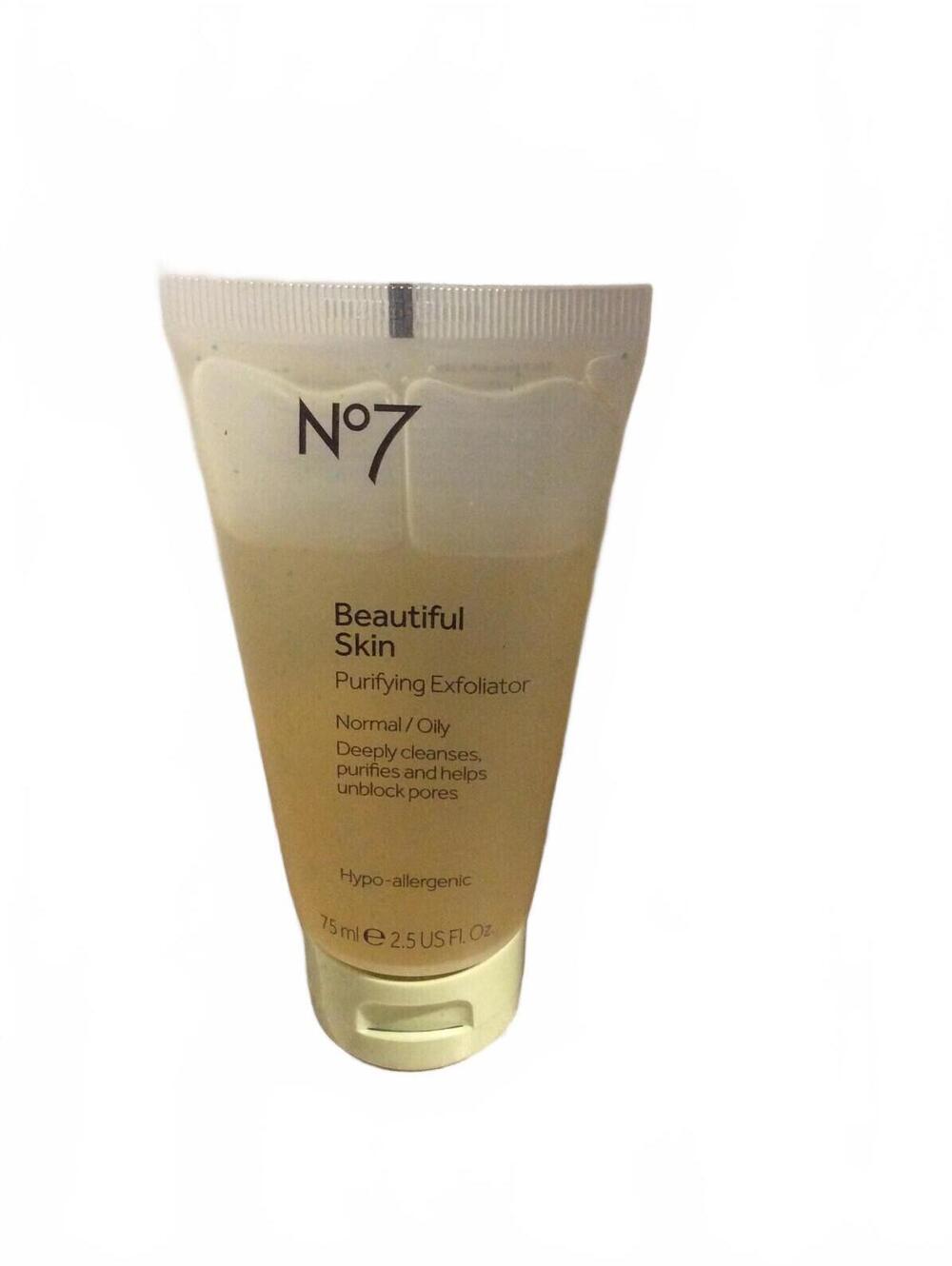 No7 Beautiful  Skin Purifying Exfoliator NORMAL/Oily Skin 2.5 Oz